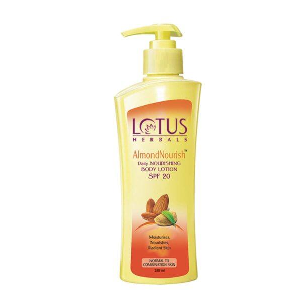 Lotus Herbals AlmondNourish Daily Nourishing Body Lotion SPF 20(250ml)