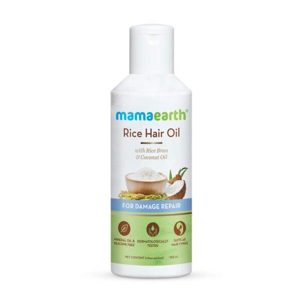 Mamaearth Rice Hair Oil With Rice Bran And Coconut Oil(150ml)