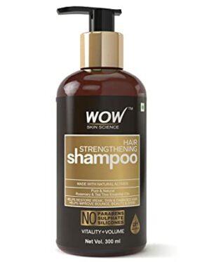 WOW Skin Science Hair Strengthening Shampoo(300ml)