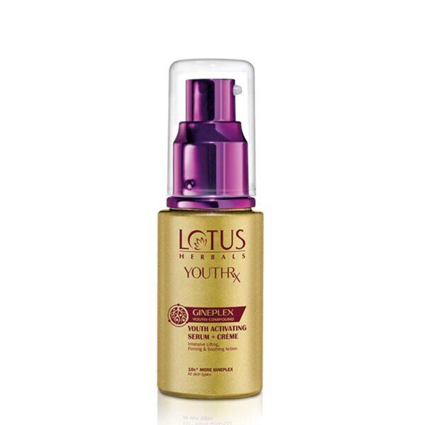 Lotus Herbals YouthRx GinePlex Youth Activating Serum + Creme(30ml)