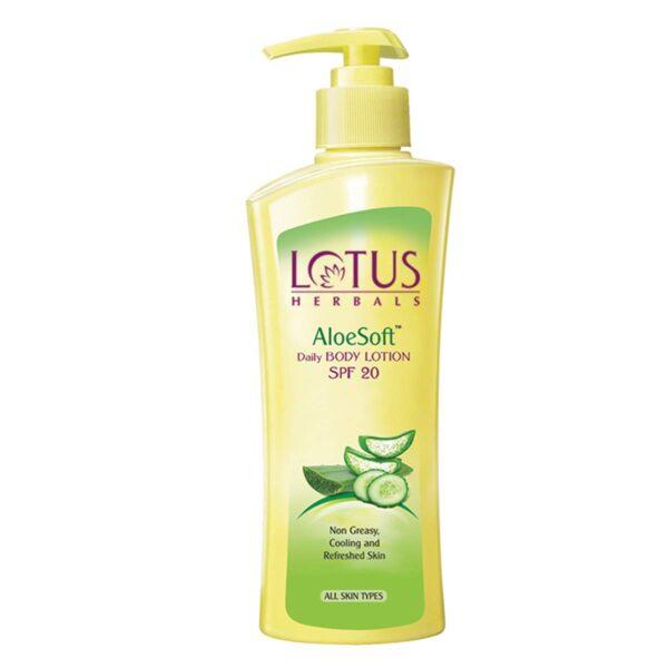 Lotus Herbals AloeSoft Daily Body Lotion SPF 20(250ml)