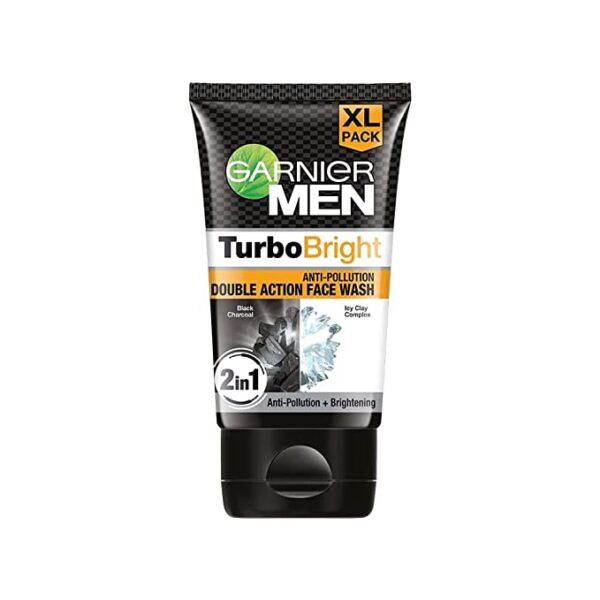 Garnier Men Turbo Bright Double Action Face Wash(50gm)