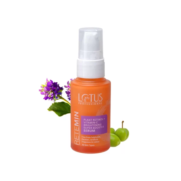 Lotus Professional Retemin Plant Retinol & Natural Vitamin C Brightening Super Booster Serum(30ml)