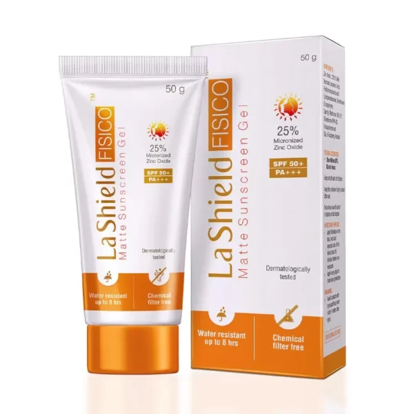 La Shield Fisico Matte Sunscreen Gel SPF 50+ PA+++(50gm)(50gm)