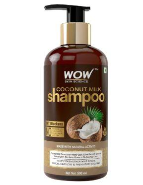 WOW Skin Science Coconut Milk Shampoo(500ml)