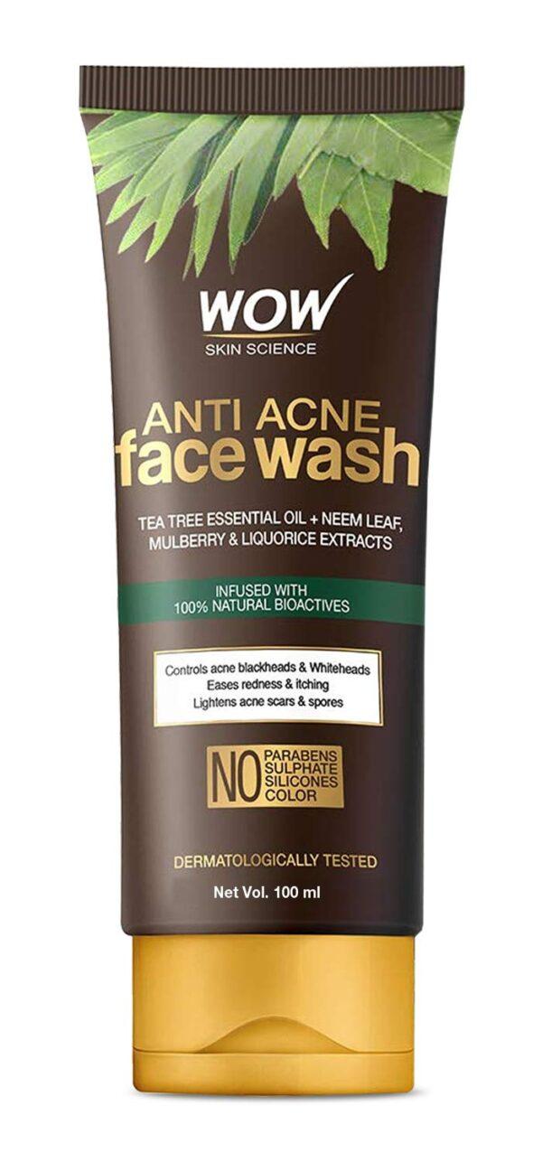 WOW Anti Acne Face Wash(100ml)
