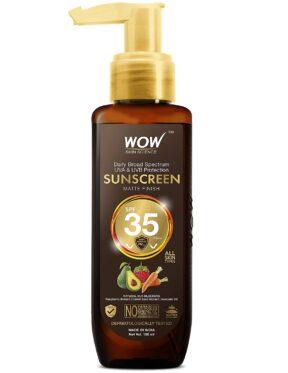 WOW Skin Science Matte Finish Sunscreen Spf 35 Pa++