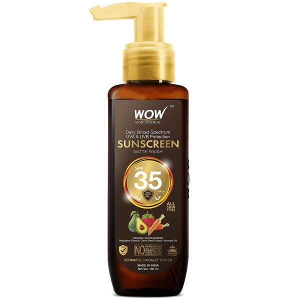 WOW Skin Science Matte Finish Sunscreen Spf 35 Pa++