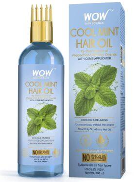WOW Skin Science Cool Mint Hair Oil(200ml)(200ml)