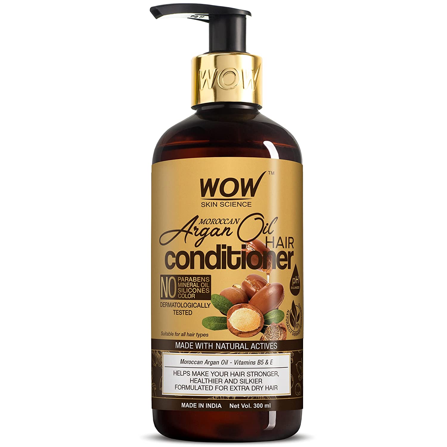 WOW Skin Science Moroccan Argan Oil Hair Conditioner(300ml)