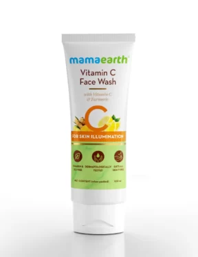 Mamaearth Vitamin C Face Wash with Vitamin C and Turmeric for Skin Illumination(100ml)