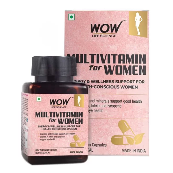 WOW Life Science Multivitamin for Women - 60 Vegetarian Capsules(60 Vegetarian Capsules)