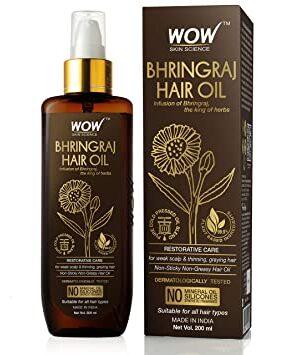 Wow Skin Science Bhringraj Hair Oil(200ml)