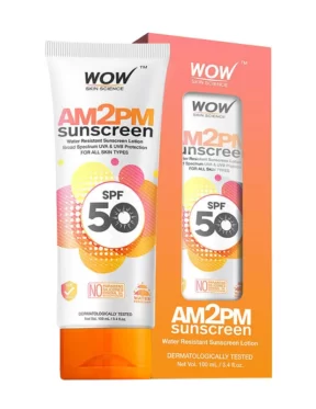 WOW Skin Science AM2PM Sunscreen SPF 50 Lotion(100ml)