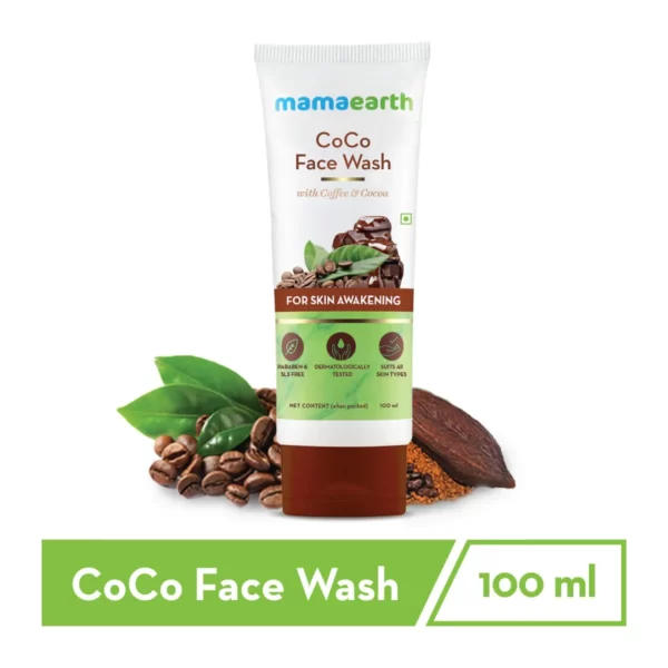 Mamaearth CoCo Facewash, With Coffee & Cocoa For Skin Awakening(100ml)