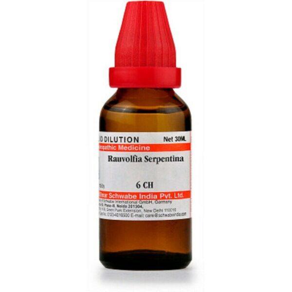 Dr Willmar Schwabe Rauvolfia Serpentina Dilution 30ml