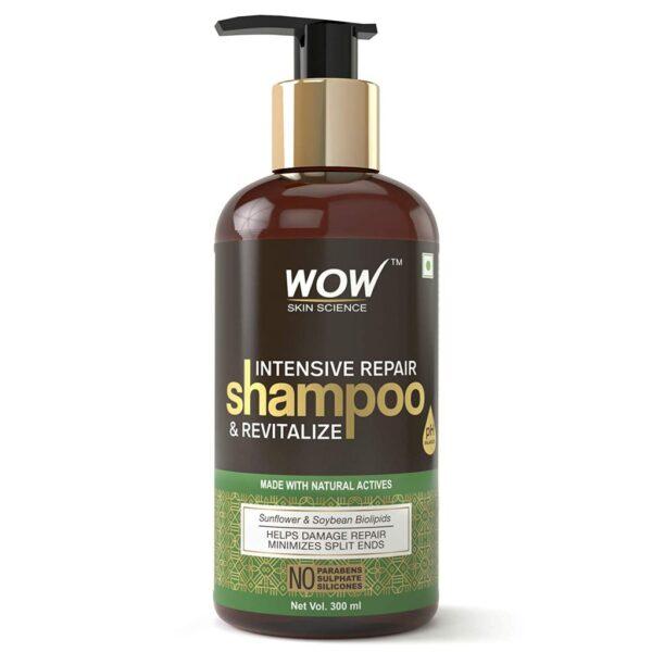 WOW Intensive Repair & Revitalize No Parabens, Sulphate & Silicone Shampoo – 300 ml