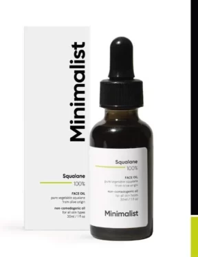 Minimalist Squalane 100% Facial Oil to Moisturize, Nourish & Reduce Fine Lines (Plant-derived)(30ml)