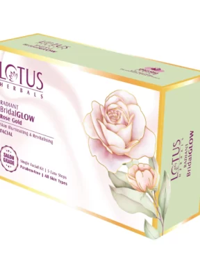 Lotus Herbals Radiant BridalGlow Rose Gold Single Facial Kit(57gm)