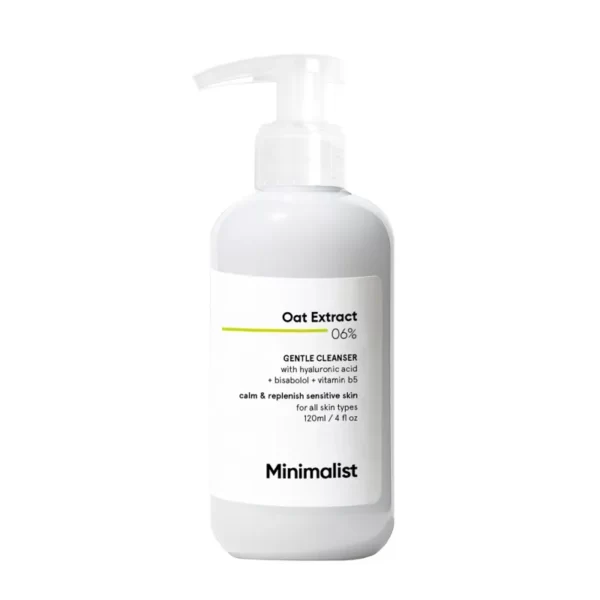 Minimalist 6% Oat Extract Gentle Cleanser With Hyaluronic Acid For Sensitive Skin(120ml)