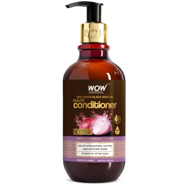WOW Skin Science Onion Conditioner With Red Onion Seed Oil Extract, - 250 Ml(250ml)