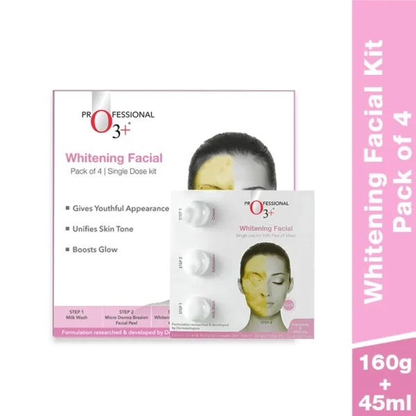 O3+ Whitening Facial Kit(160gm + 20ml)