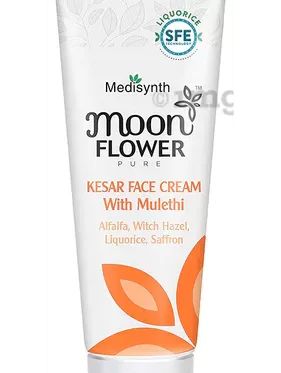 Medisynth Naturals Moonflower Kesar Mulethi Face Cream