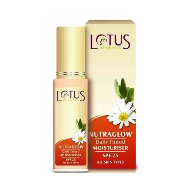 Lotus Herbals Naturalglow Daily Tinted Moisturiser SPF25- Bright Angle(50ml)