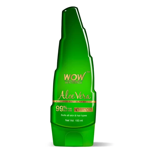 WOW Skin Science Aloe Vera Multipurpose Beauty Gel For Skin And Hair(150ml)