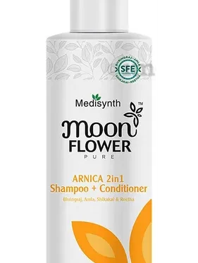 Medisynth Naturals Moonflower Arnica 2 in 1 Shampoo + Conditioner