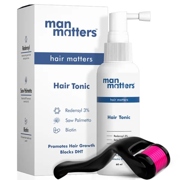 Man Matters Grow Hair Tonic And Derma Roller For Men(60ml)
