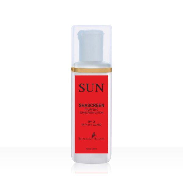 Shascreen – Ayurvedic Sunscreen Lotion (SPF-25 With UV Guard) -200ml