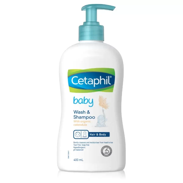 Cetaphil Baby Wash & Shampoo with Organic Calendula(400ml)