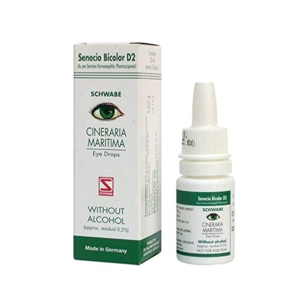 Dr Willmar Schwabe Germany Cineraria Maritima Without Alcohol Eye Drop