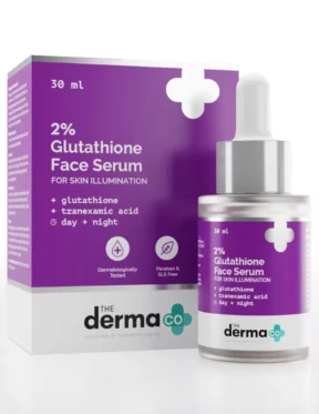 The Derma Co 2% Glutathione Face Serum With Glutathione And Tranexamic Acid For Skin Illumination (30ml)