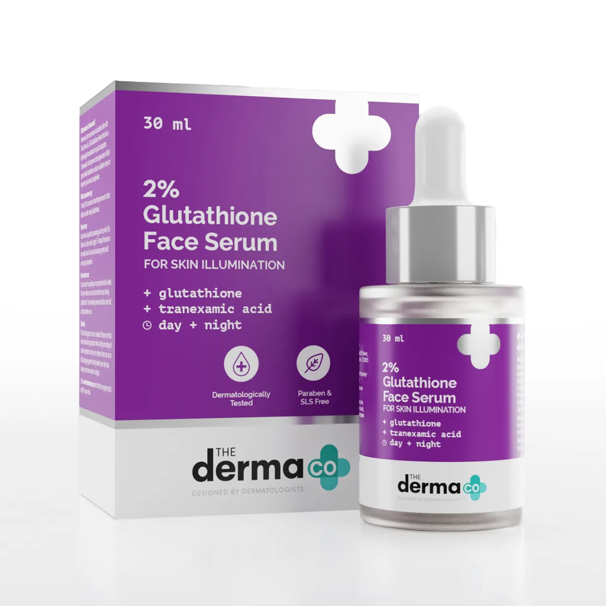 The Derma Co 2% Glutathione Face Serum With Glutathione And Tranexamic Acid For Skin Illumination (30ml)
