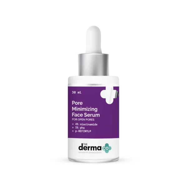 The Derma Co. Pore Minimizing Face Serum With 4% Niacinamide, 5% Pha And P-refinyl For Open Pores (30ml)