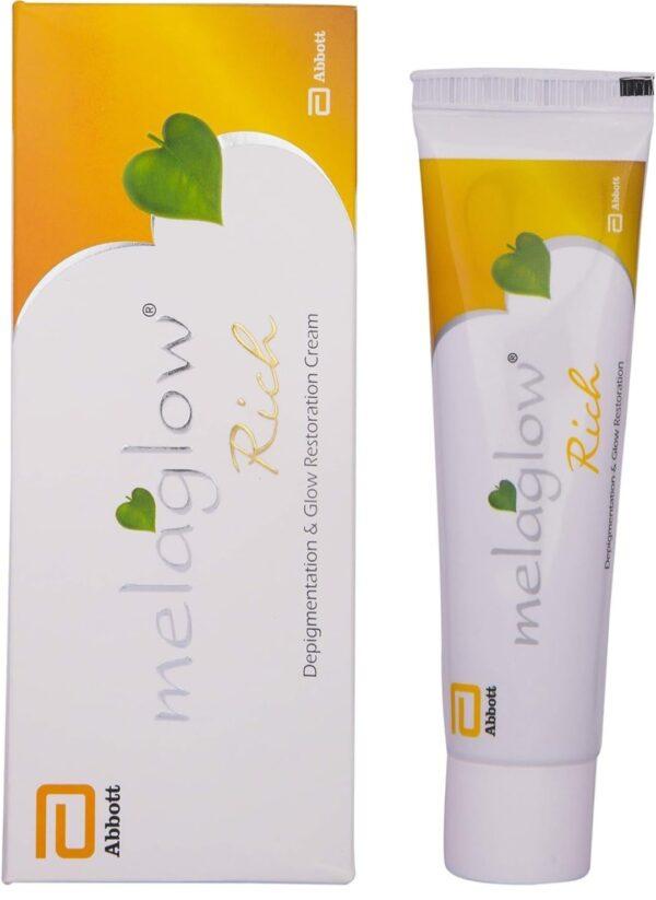 MELAGLOW Rich Depigmentation And Glow Restoration 20Gm, Cream