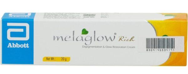 MELAGLOW Rich Depigmentation And Glow Restoration 20Gm, Cream - Image 2