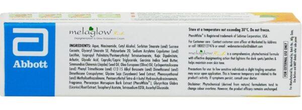 MELAGLOW Rich Depigmentation And Glow Restoration 20Gm, Cream - Image 3