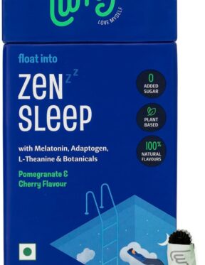 Lumy Zen Melatonin gummies: Melatonin 5mg & Adaptogens for Deep Sleep, Morning Energy |Non-Addictive | Sleep-Gut Harmony | 30 Gummies | L-Theanine, Jatamansi for Stress Relief, Muscle Relaxation